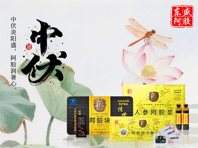 伏天养阴莫等秋，阿胶一碗伴左右